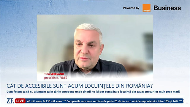 Locuințele din România nu mai sunt accesibile pentru tineri, avertizează Tinu Sebeșanu de la FIDES