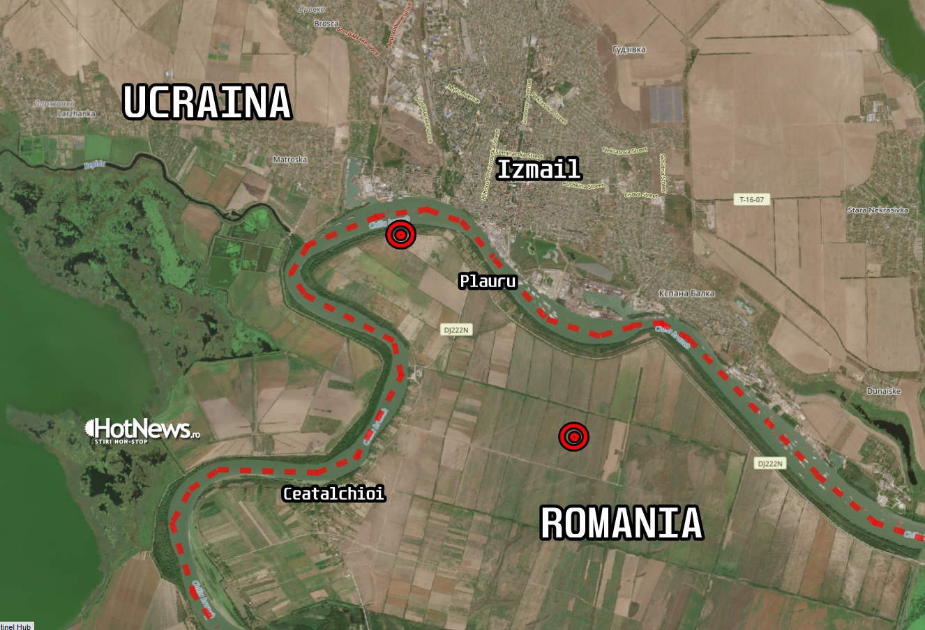 Patru alerte Ro-Alert în județul Tulcea într-o singură zi după detectarea dronelor de către armată
