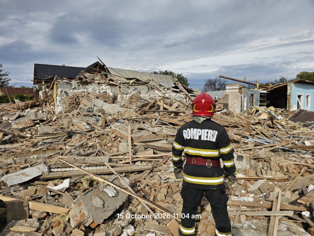 Explozie cu victime în Vrancea: două case au fost distruse complet după o deflagrație de gaze