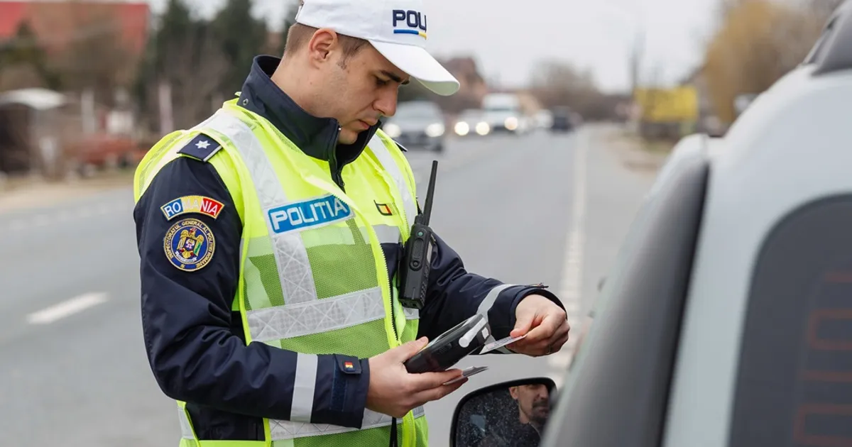 Șofer de 23 de ani sancționat dur după ce a fost surprins prin elicopter făcând depășiri interzise în Mureș