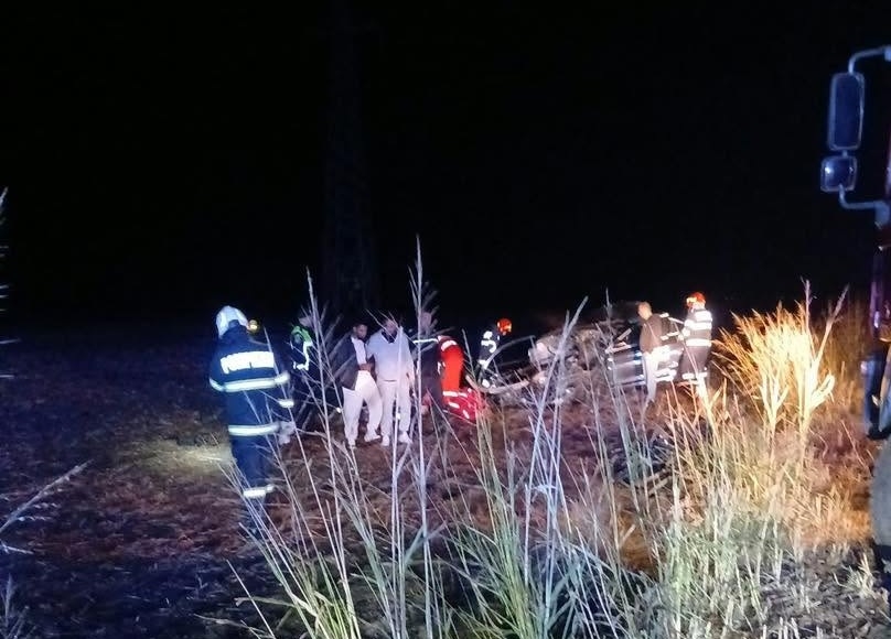 Un accident violent între un tractor și un autoturism la limita dintre Giurgiu și Teleorman: un mort și doi răniți