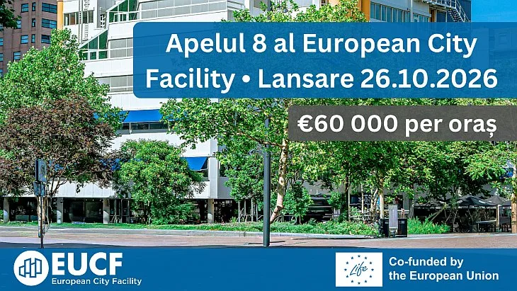 Granturi de 60.000 de euro pentru proiecte energetice ale primăriilor prin noul apel EUCF