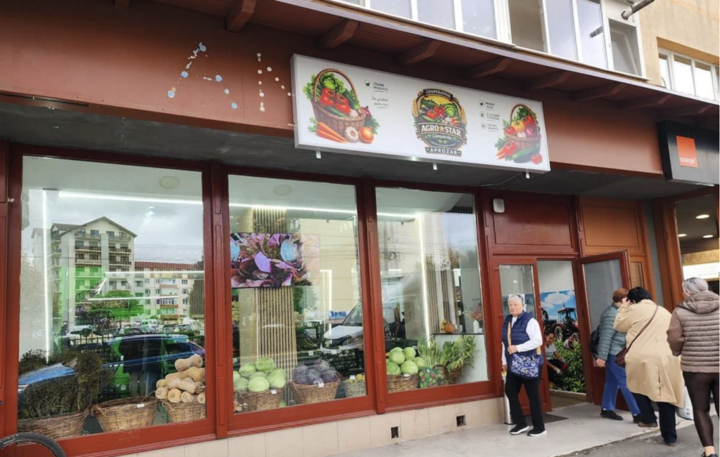 O cooperativă agricolă din Giurgiu deschide primul aprozar în Sibiu