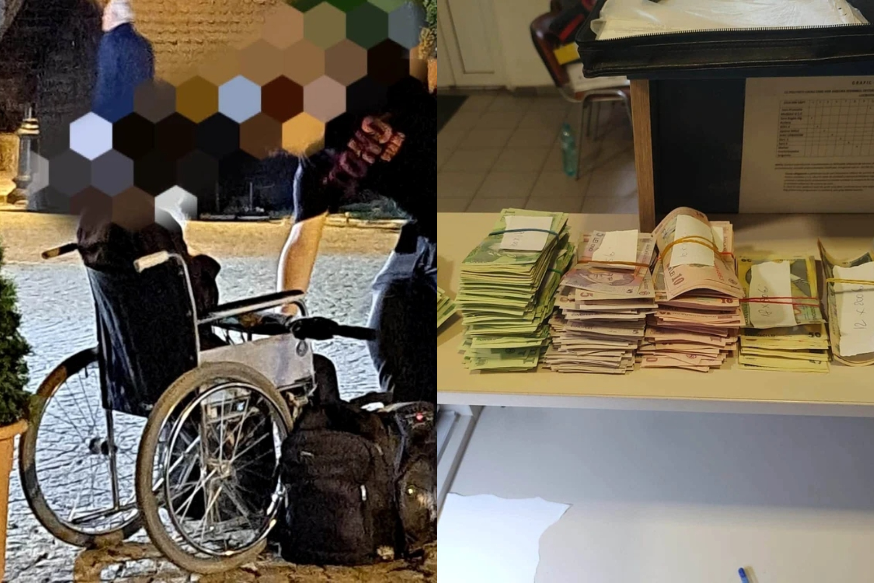Poliția locală din Iași a confiscat peste 9.000 de lei de la un bărbat care cerșea la pelerinajul Sfânta Parascheva