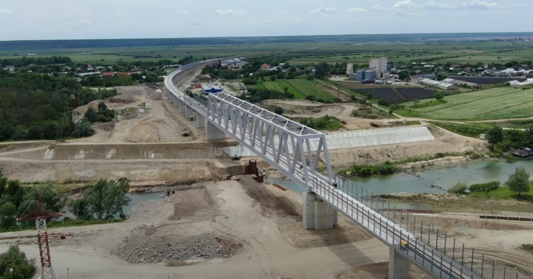 Modernizarea căii ferate București-Giurgiu: lucrările au ajuns la 19% din stadiul fizic