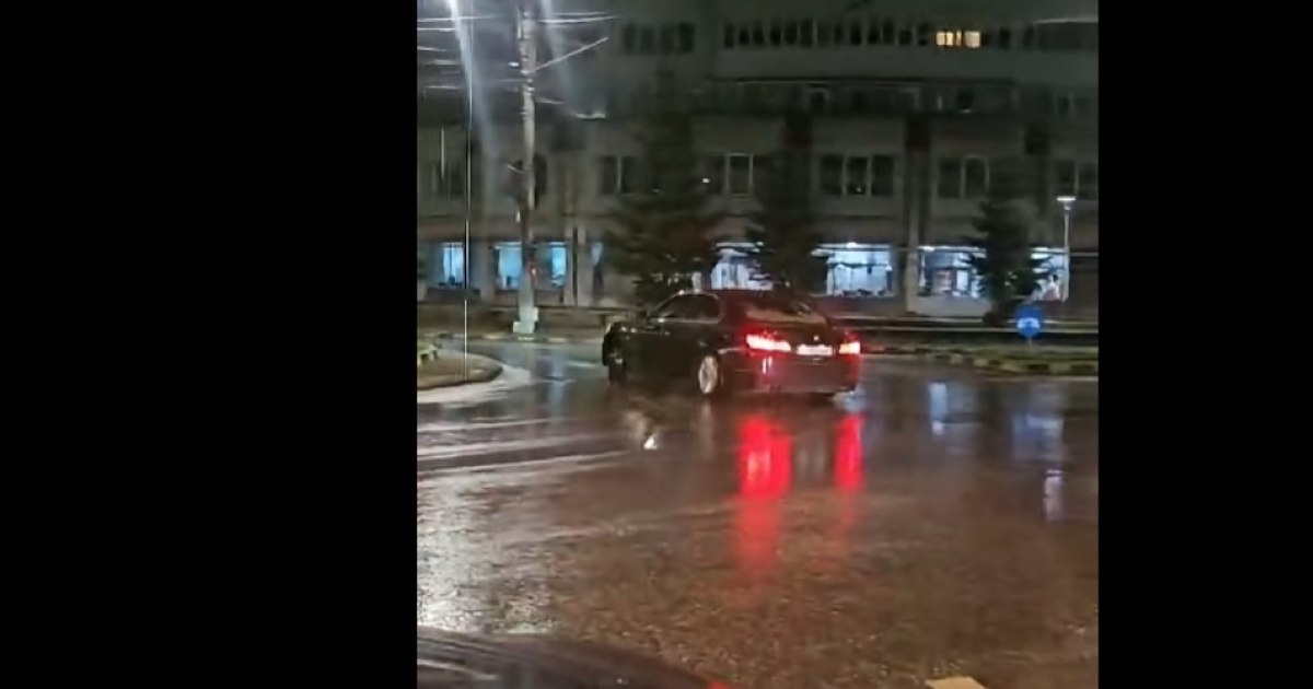 Amendă de 2.800 de lei și permis suspendat pentru un tânăr care a făcut drifturi în Suceava