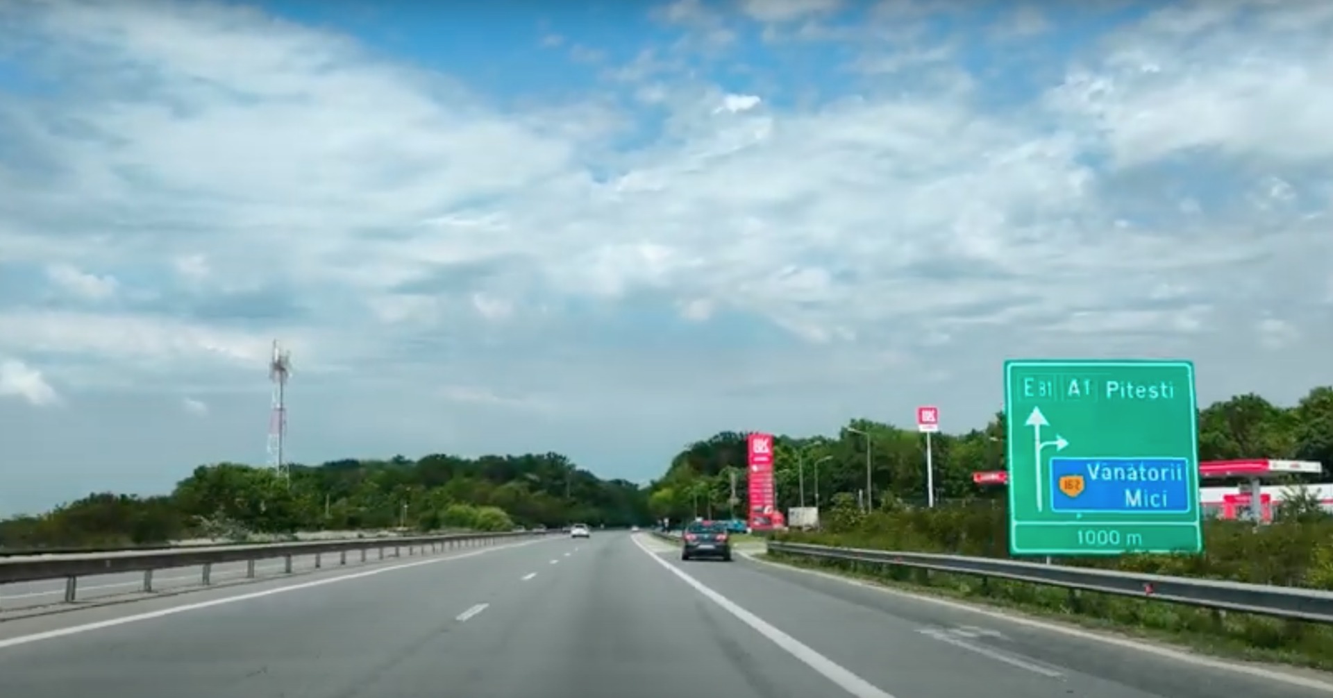 Extinderea autostrăzii A1 București–Pitești: se planifică trei benzi pe sens, dar fără bandă de urgență continuă