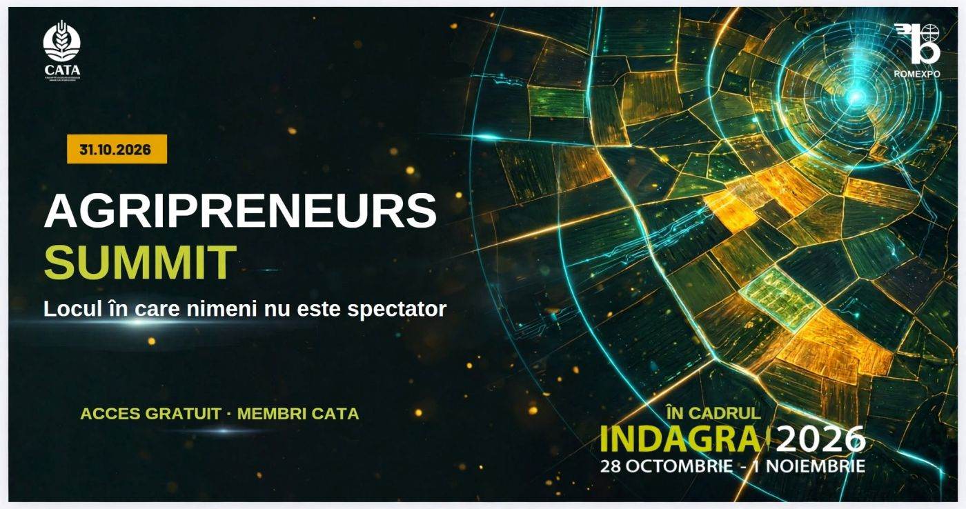 Agripreneurs Summit 2026: Conferință pentru antreprenorii agricoli la ROMEXPO București