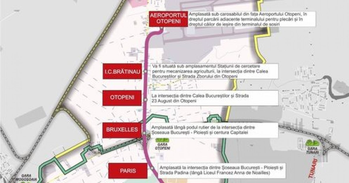 Au început forajele pentru Magistrala 6 de metrou. Proiectul va conecta Bucureștiul cu Aeroportul Otopeni