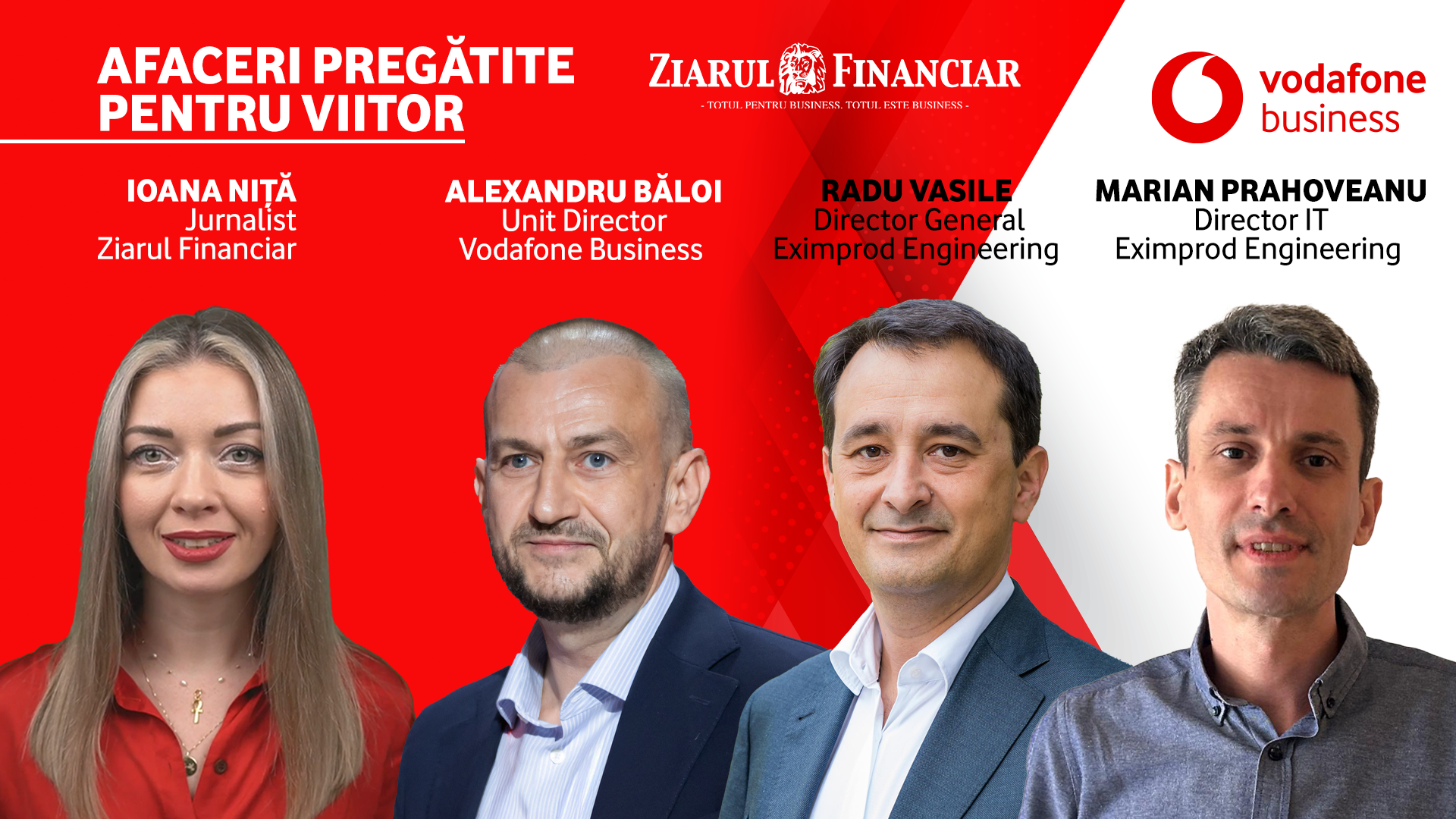 Grupul Eximprod implementează soluție de backup cu Vodafone pentru protejarea infrastructurii critice