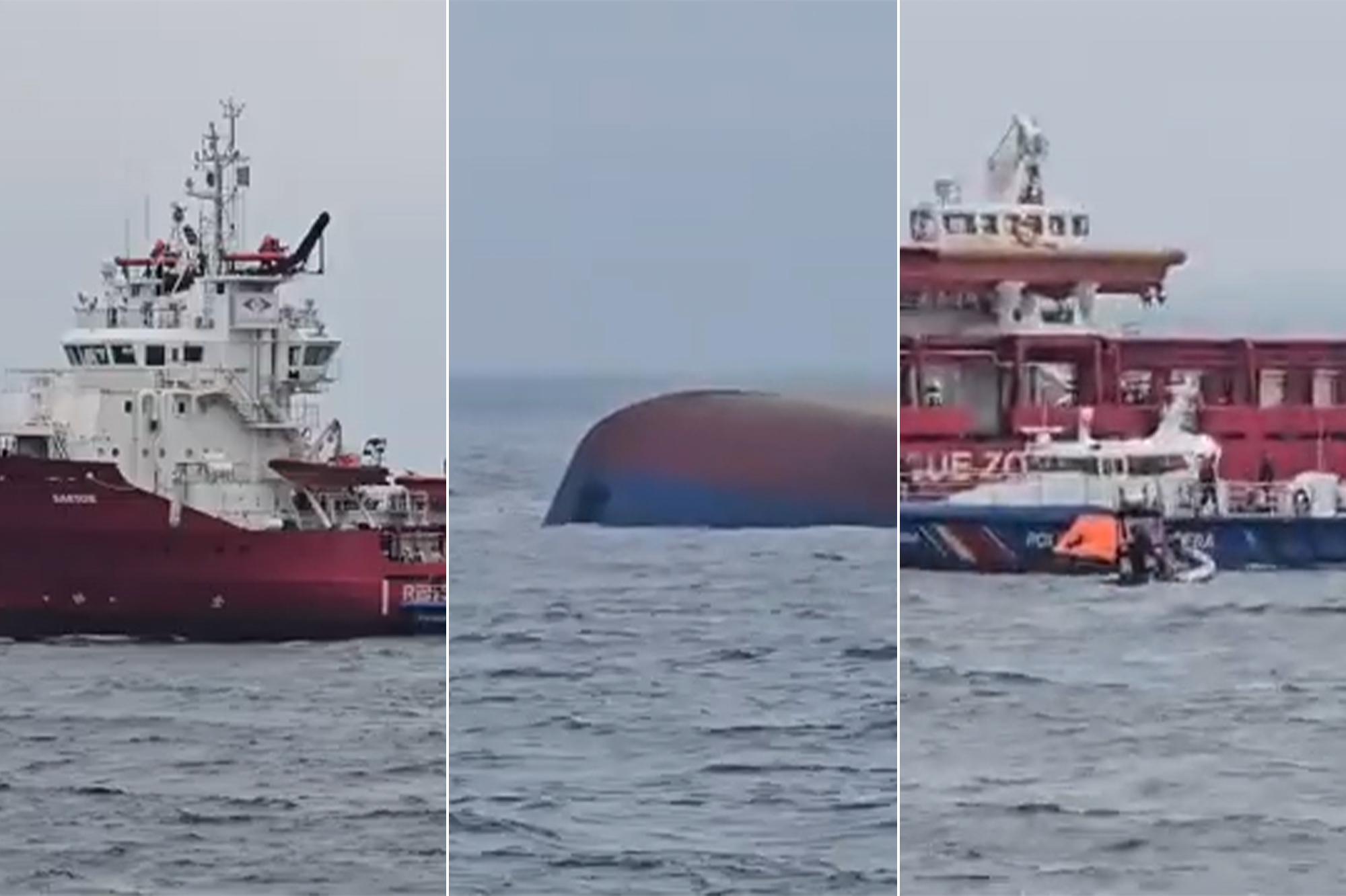 Tragedie în Marea Neagră: Nava Khoryv s-a răsturnat după un incendiu, un marinar a murit