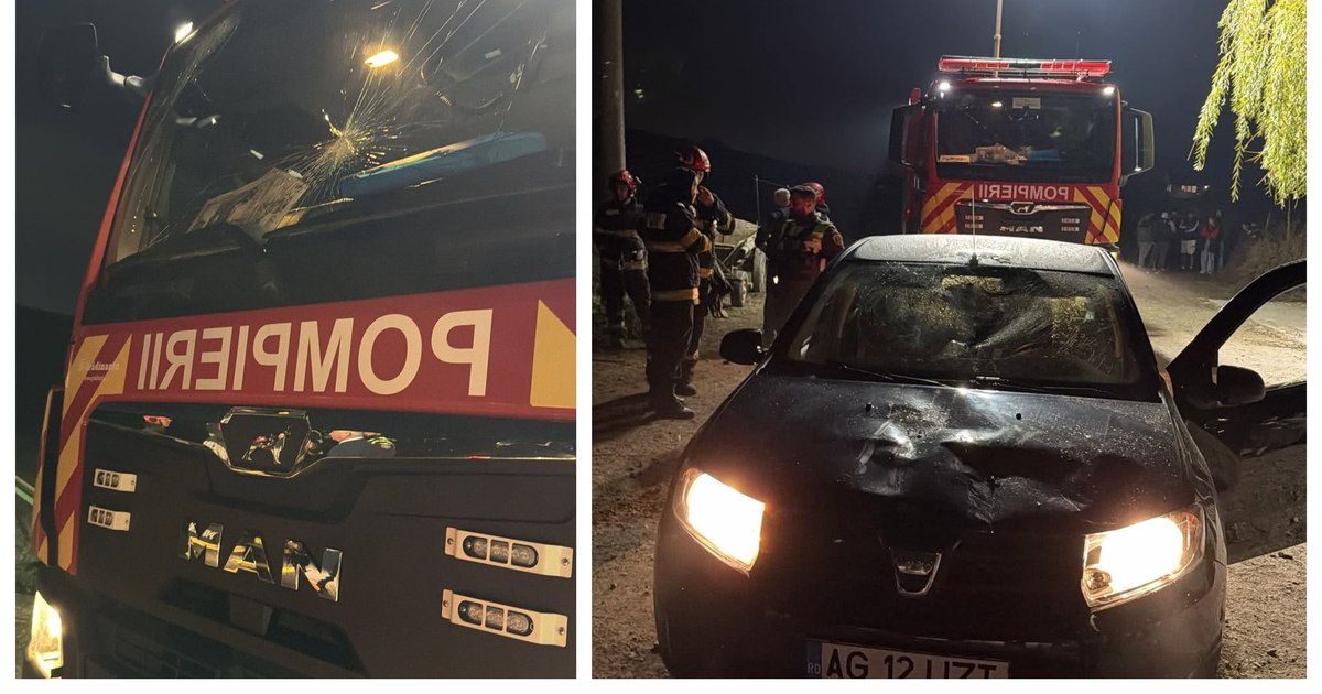 Agresiune violentă în Ștefănești: un pompier a fost lovit cu o cărămidă în timpul unui incendiu