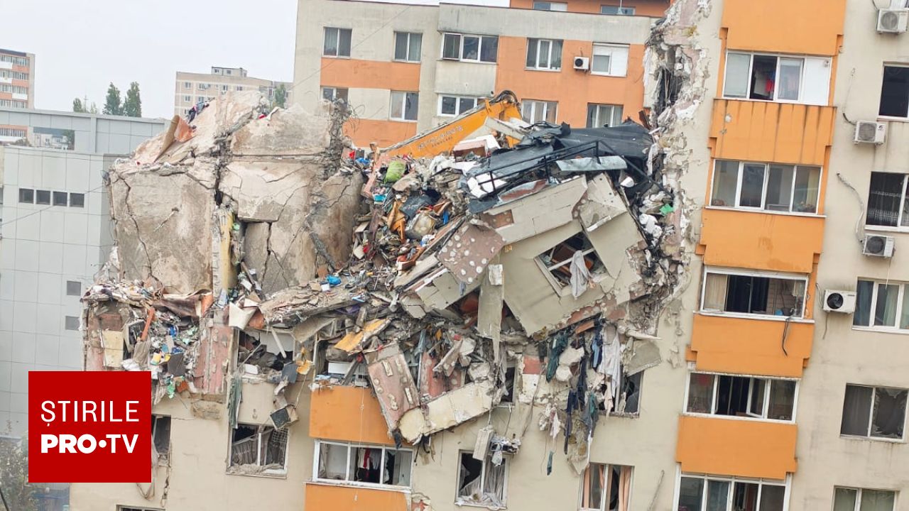 Demolarea blocului din Rahova este finalizată după explozia cauzată de acumularea de gaze
