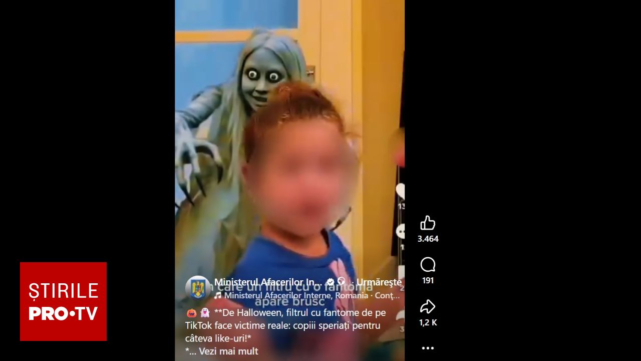 Avertisment din partea Poliției privind noul trend de pe TikTok: „Ghost prank” poate fi abuz emoțional
