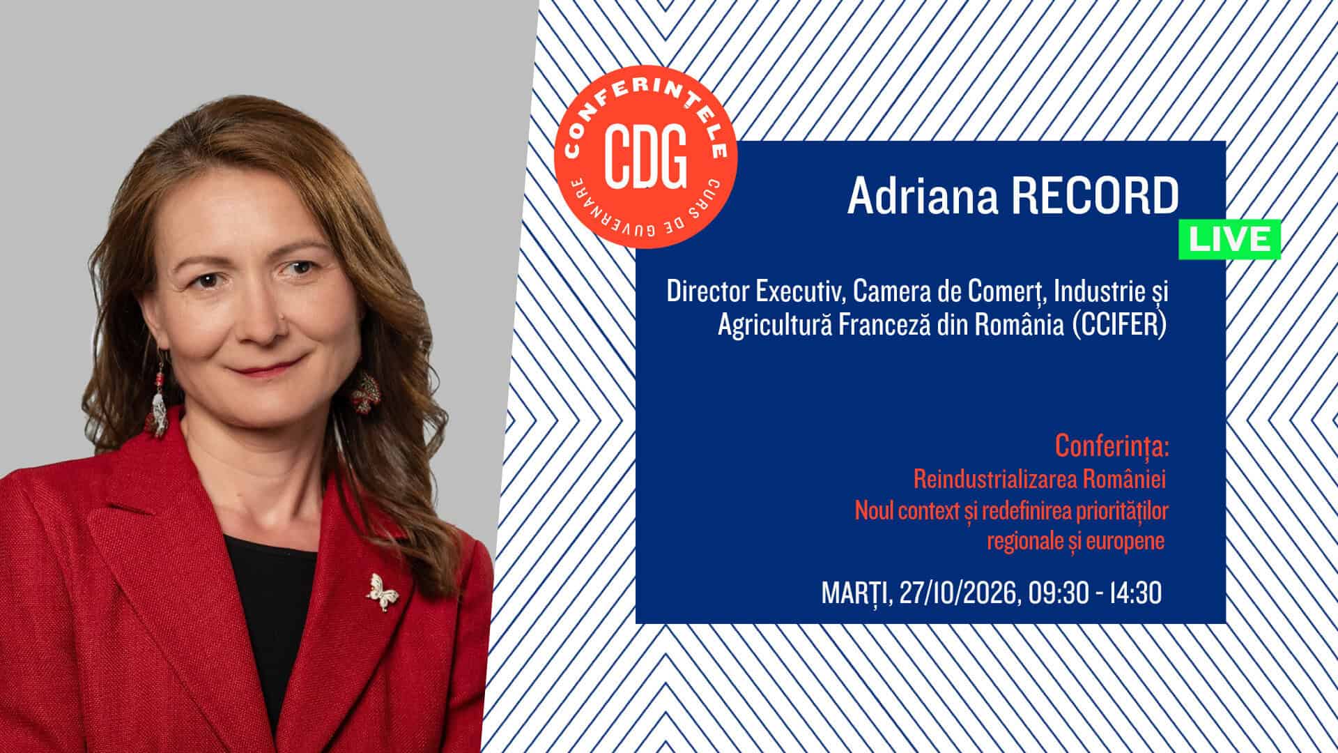 Adriana RECORD: România are nevoie de o strategie industrială pe termen lung pentru a atrage investiții de valoare