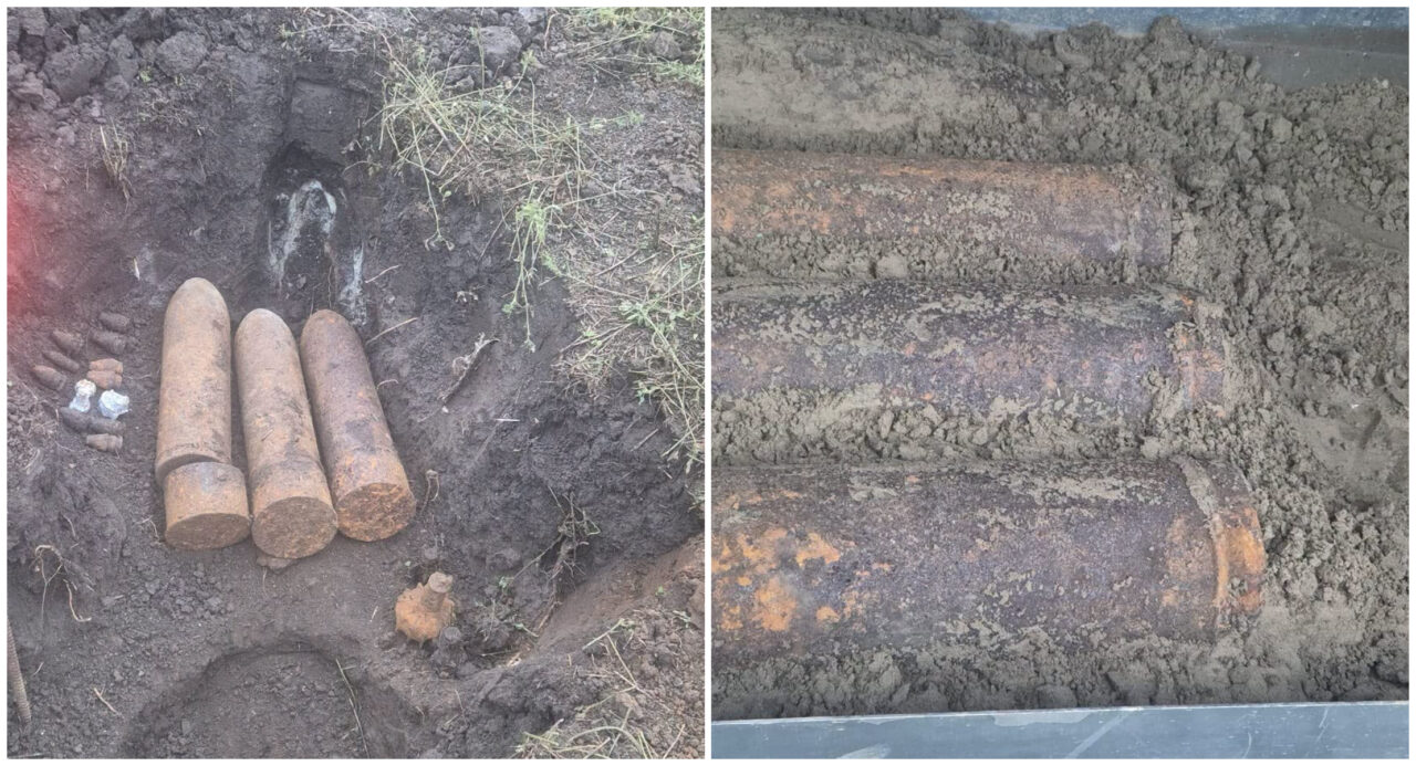 Patru proiectile explozive descoperite în Iași, pe traseul Autostrăzii Unirii A8