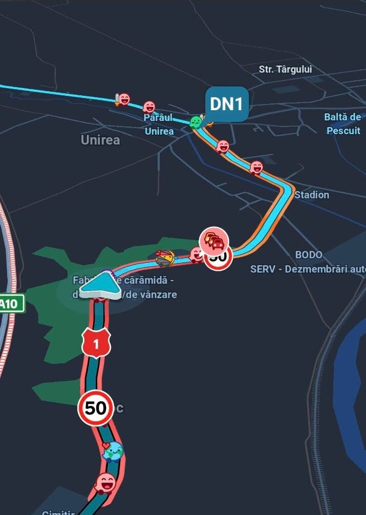 Autostrada A10 este închisă între Decea și Turda din cauza alunecărilor de teren