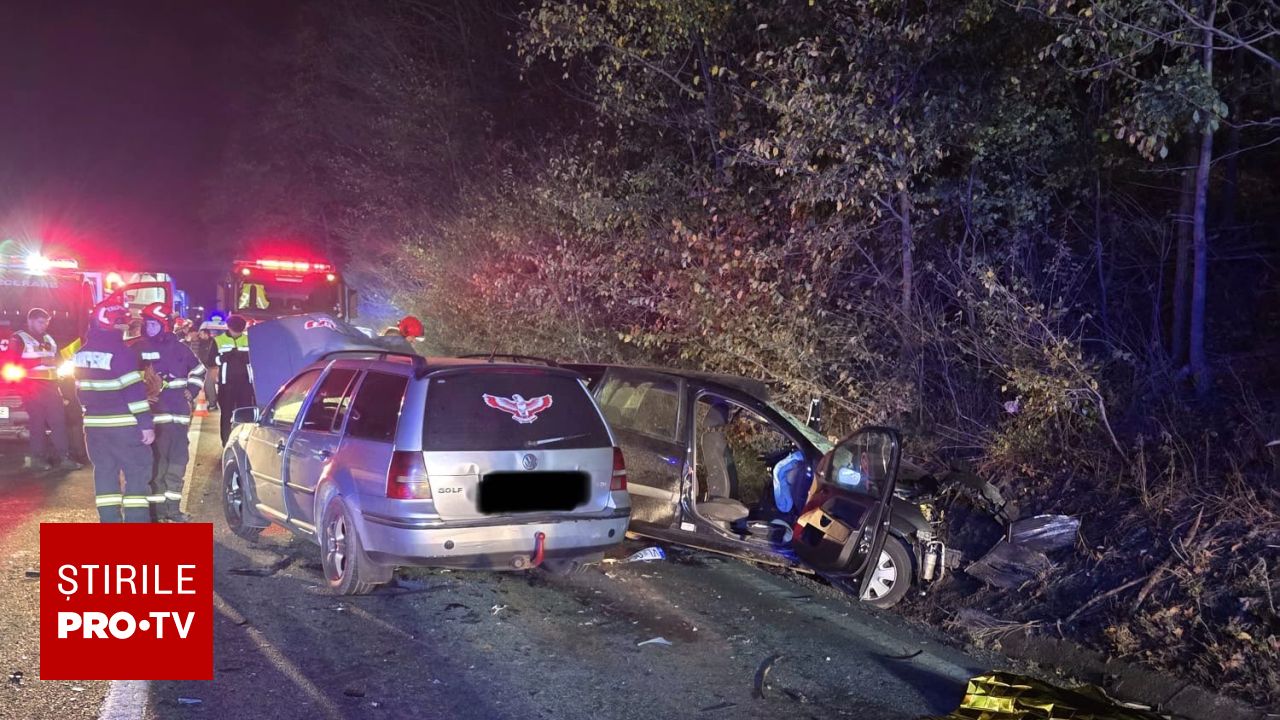 Accident tragic pe Valea Oltului: două femei au murit după ce un autoturism a intrat pe contrasens
