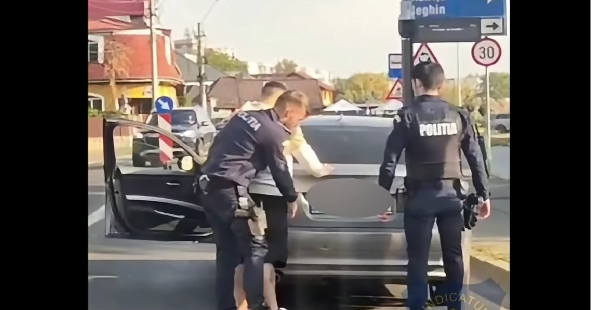 Șofer depistat pozitiv la ketamină în Mureș: Un vehicul circula haotic pe un drum județean intens circulat