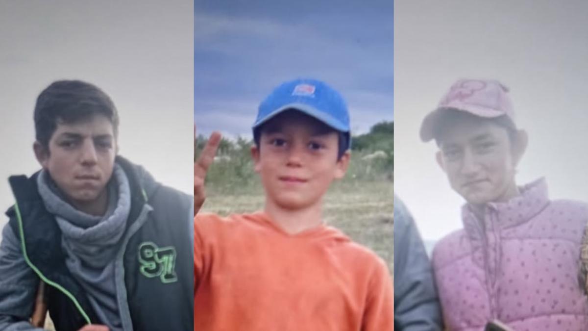 Trei frați de 11, 12 și 13 ani au dispărut din Sălaj. Autoritățile desfășoară căutări intensive