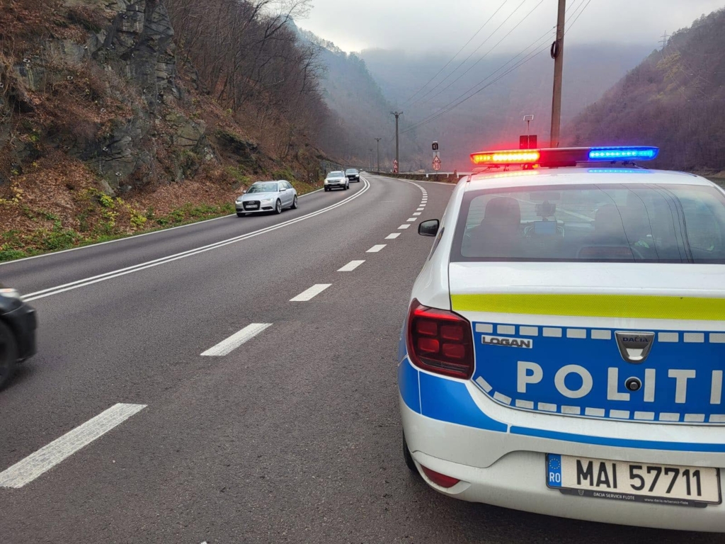 Un șofer sub influența ketaminei a fost oprit pe un drum județean din Mureș