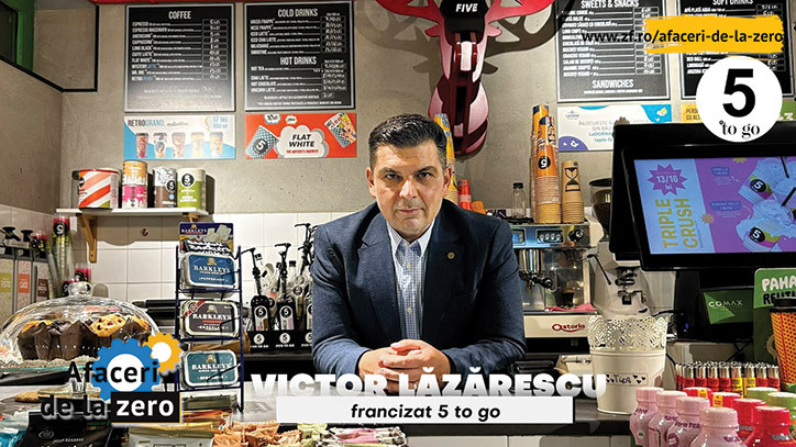 Expansiunea afacerii 5 to go: Victor Lăzărescu vizează 20 de locații până în 2030