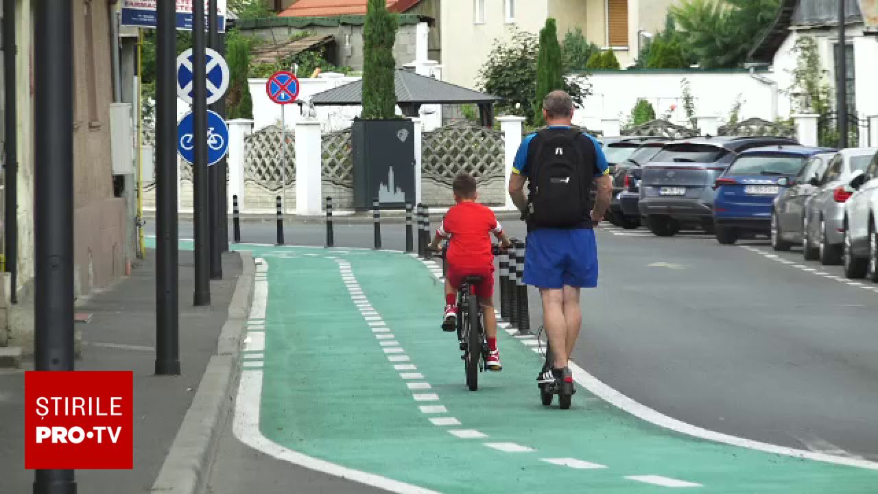 Piste de bicicletă problematice în Baia Mare: Amendă primăriei pentru lipsa avizului Poliției Rutiere