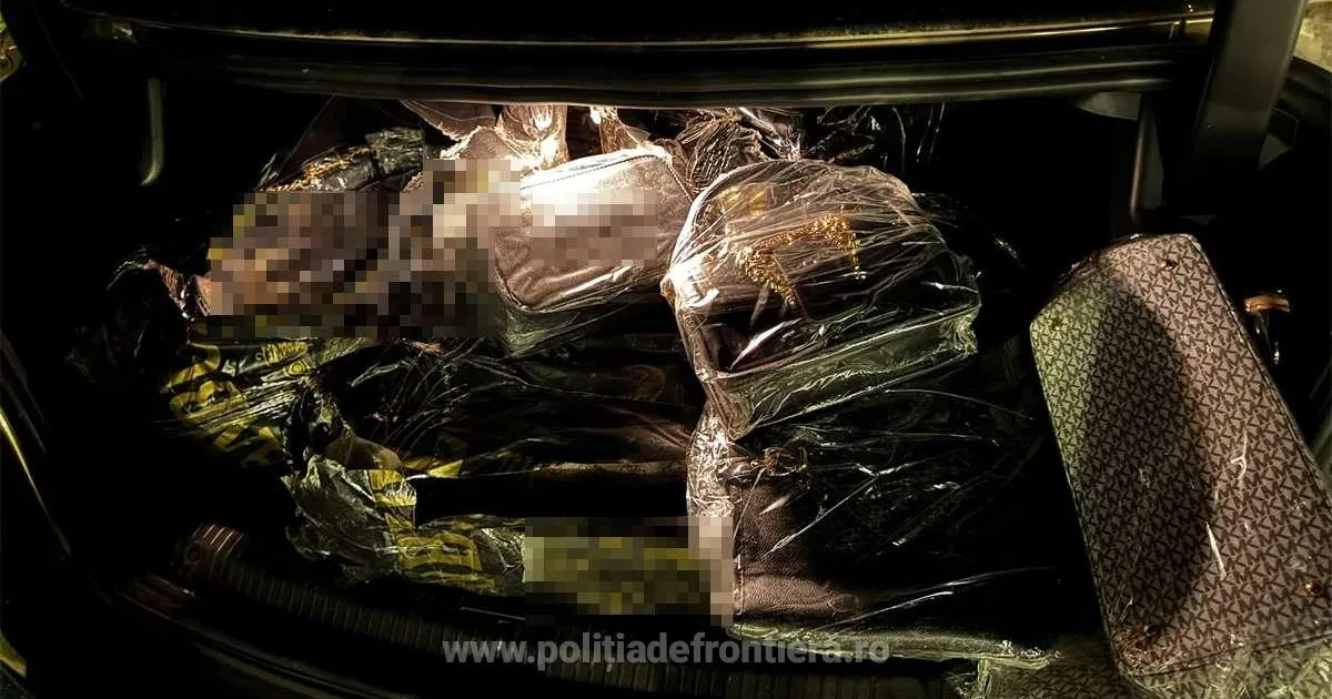 Confiscate bunuri de peste 1,3 milioane de lei și mii de țigări de către polițiștii de frontieră în Giurgiu