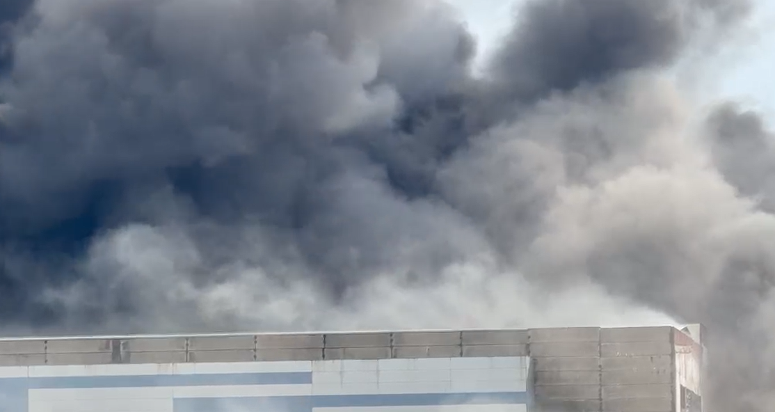 Incendiu major la o fabrică de celuloză din Drobeta-Turnu Severin