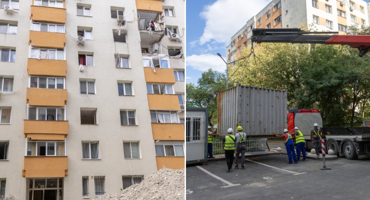 Locuitorii din Rahova vor putea recupera bunurile după începerea lucrărilor la blocul afectat de explozie