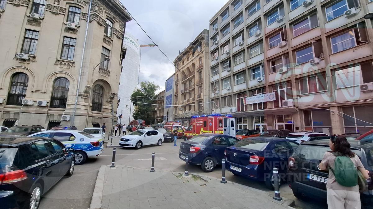 Explozie cu o butelie de gaz în centrul Bucureștiului: două persoane rănite