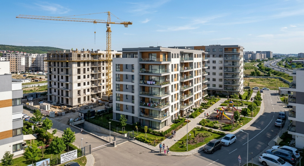 Piața imobiliară din România: Tranzacțiile au scăzut, dar autorizațiile de construcție au crescut de 3,6 ori