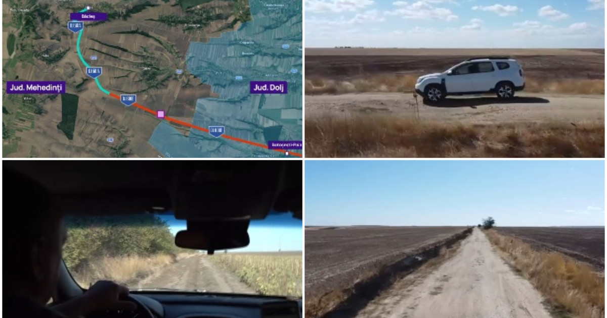 Drumul județean DJ 606E este impracticabil: localnicii se plâng că își distrug mașinile
