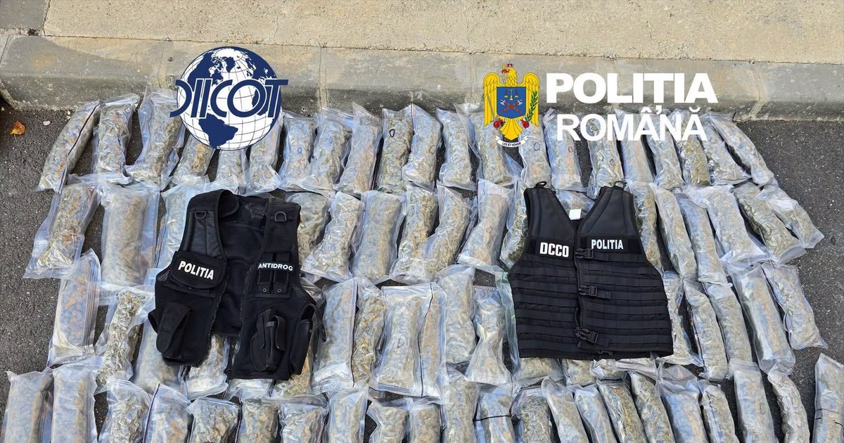 Un cetățean bulgar a fost reținut în Dolj cu peste 14 kilograme de droguri ascunse în portbagaj