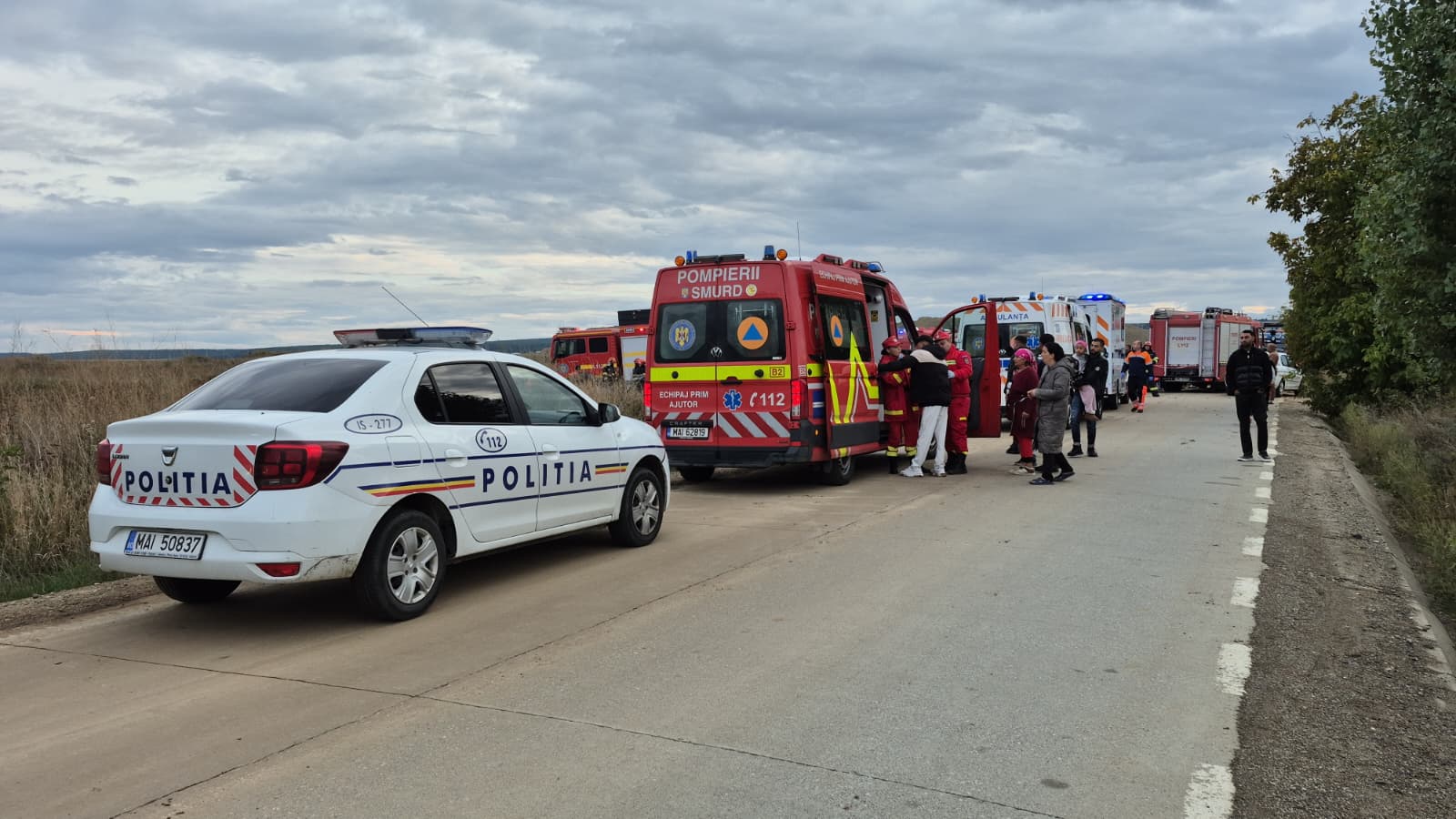 Accident rutier violent în județul Iași: trei persoane decedate, inclusiv doi copii