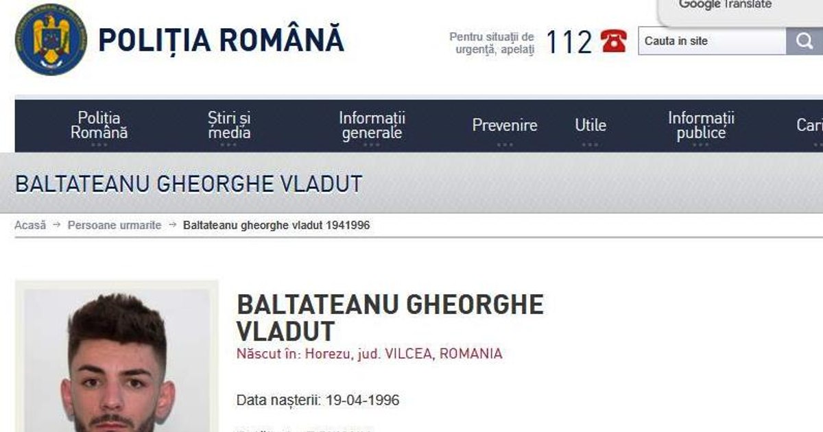 Suspectul pentru uciderea tinerei găsite în valiză în râul Olt a fost arestat în lipsă