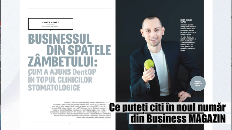 DentOP a ajuns în topul clinicilor stomatologice cu o cifră de afaceri de 95 de milioane de lei