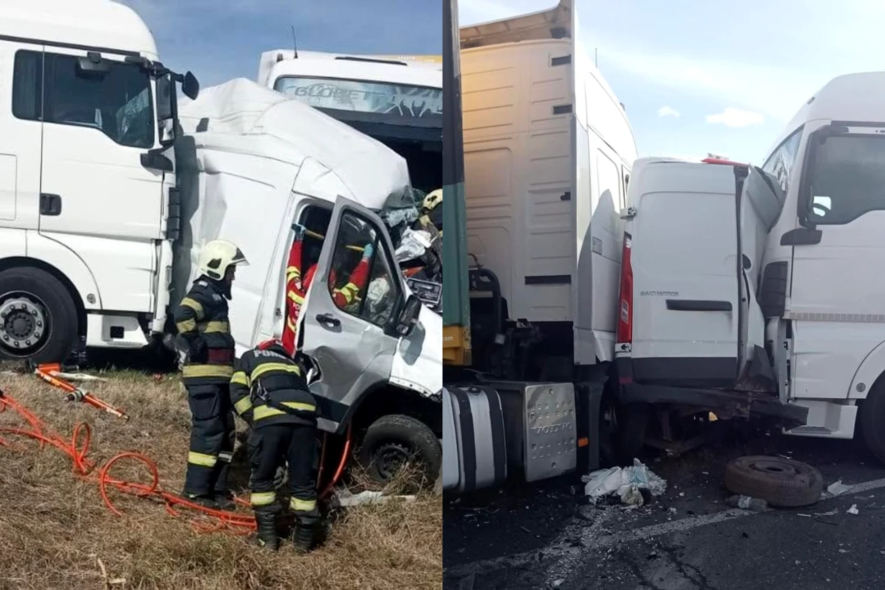 Accident extrem de grav pe DN6 în Caraș-Severin: două femei și-au pierdut viața