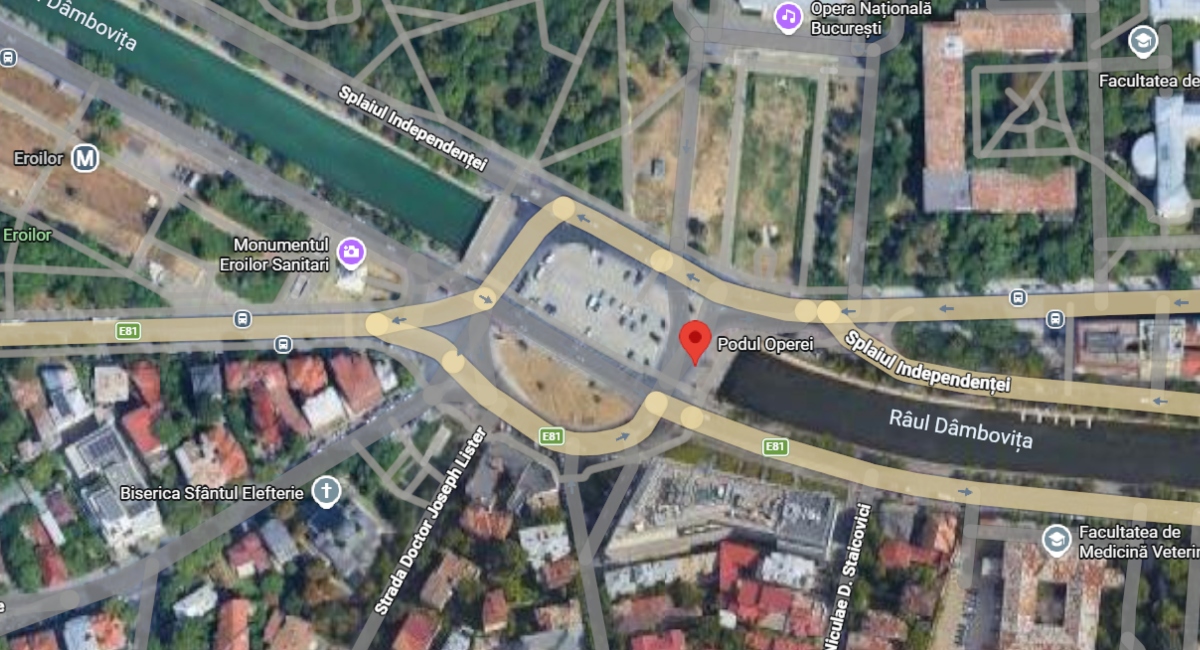 Reabilitarea Podului Operei din București, o investiție de peste 20 de milioane de euro