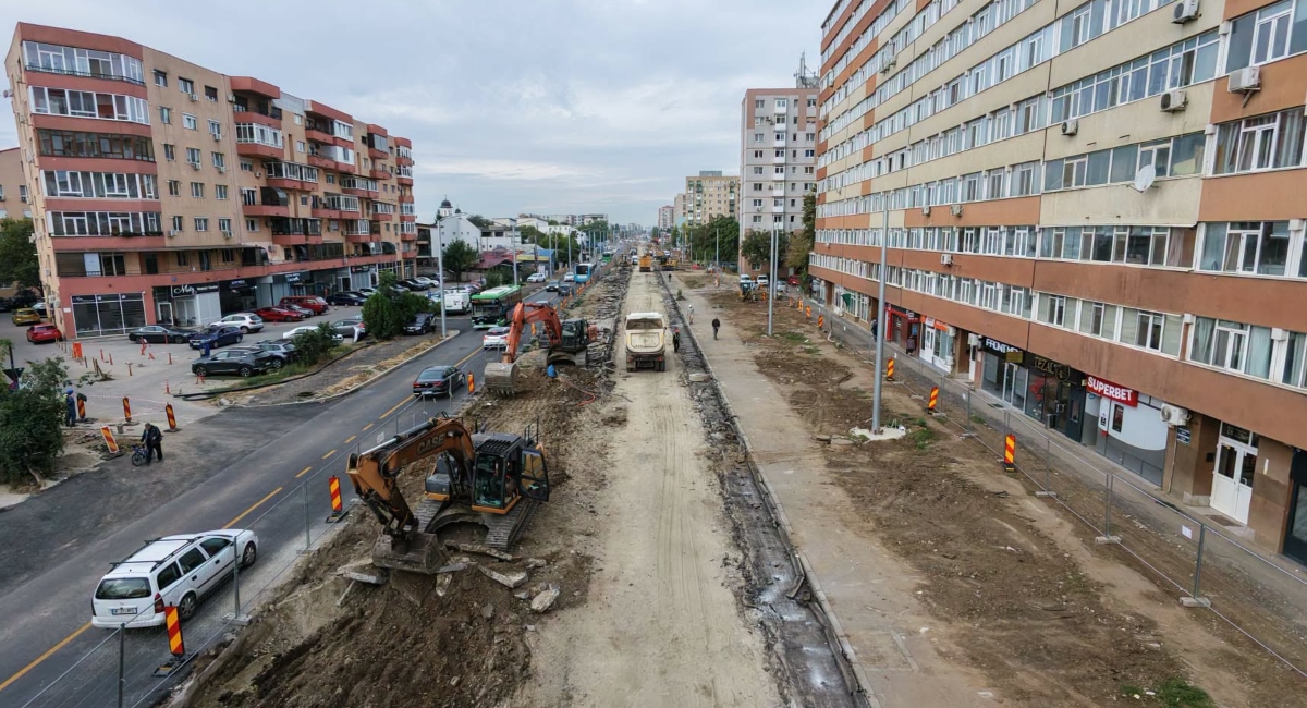Stadiul lucrărilor de pe Prelungirea Ghencea: au început săpăturile pe tronsonul cinci