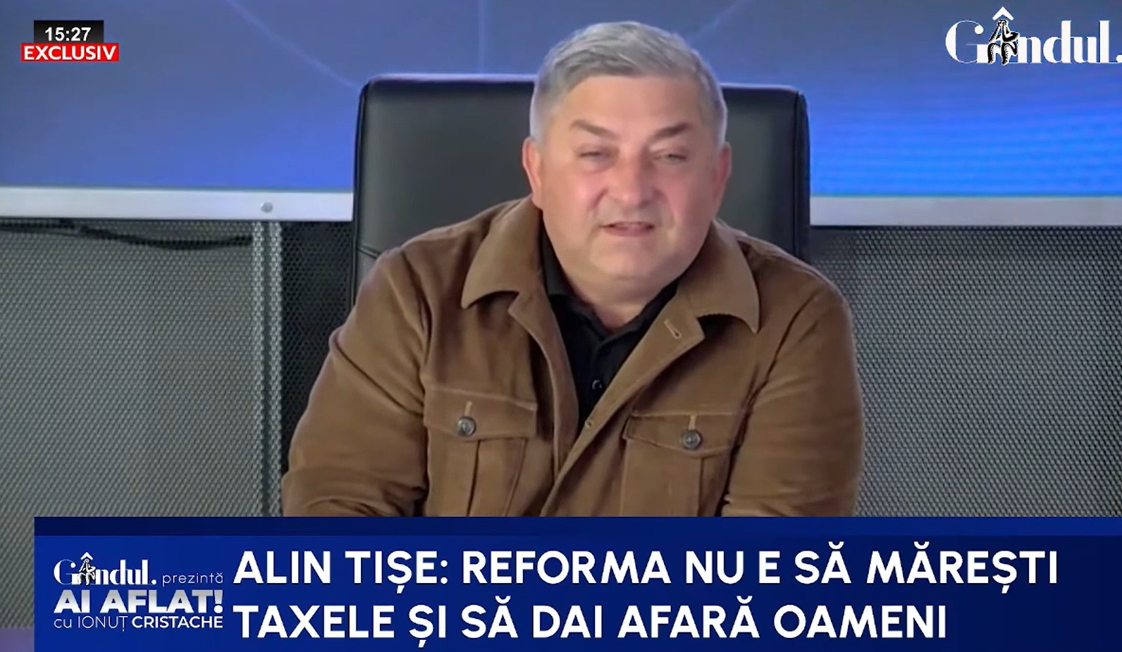 Alin Tișe critică măsurile guvernului Bolojan: „Nu au fost reforme, ci o sărăcire a populației”