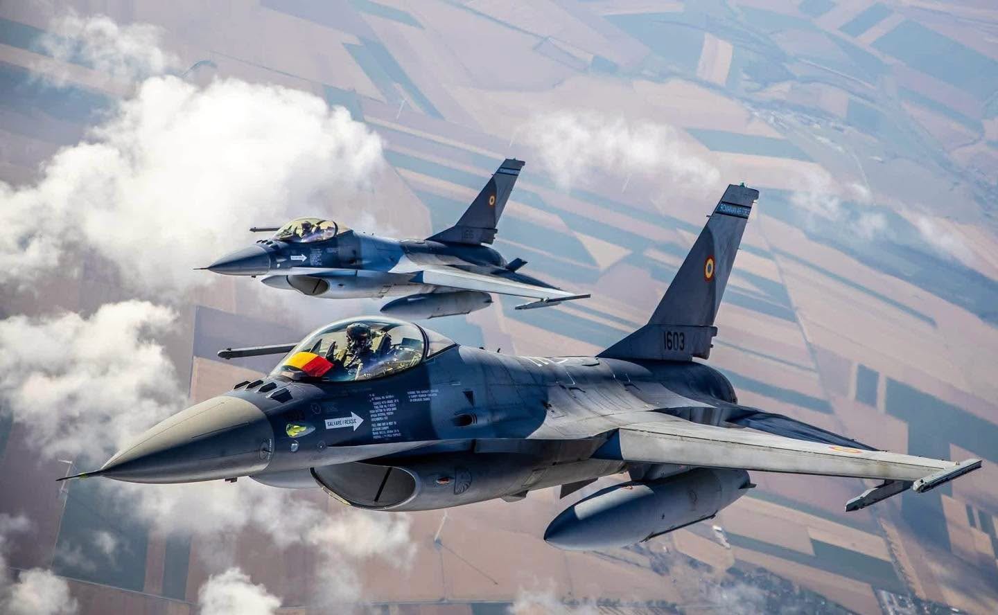 Alertă aeriană în Tulcea: Avioane F-16 ridicate de la sol după detectarea unor ținte lângă graniță