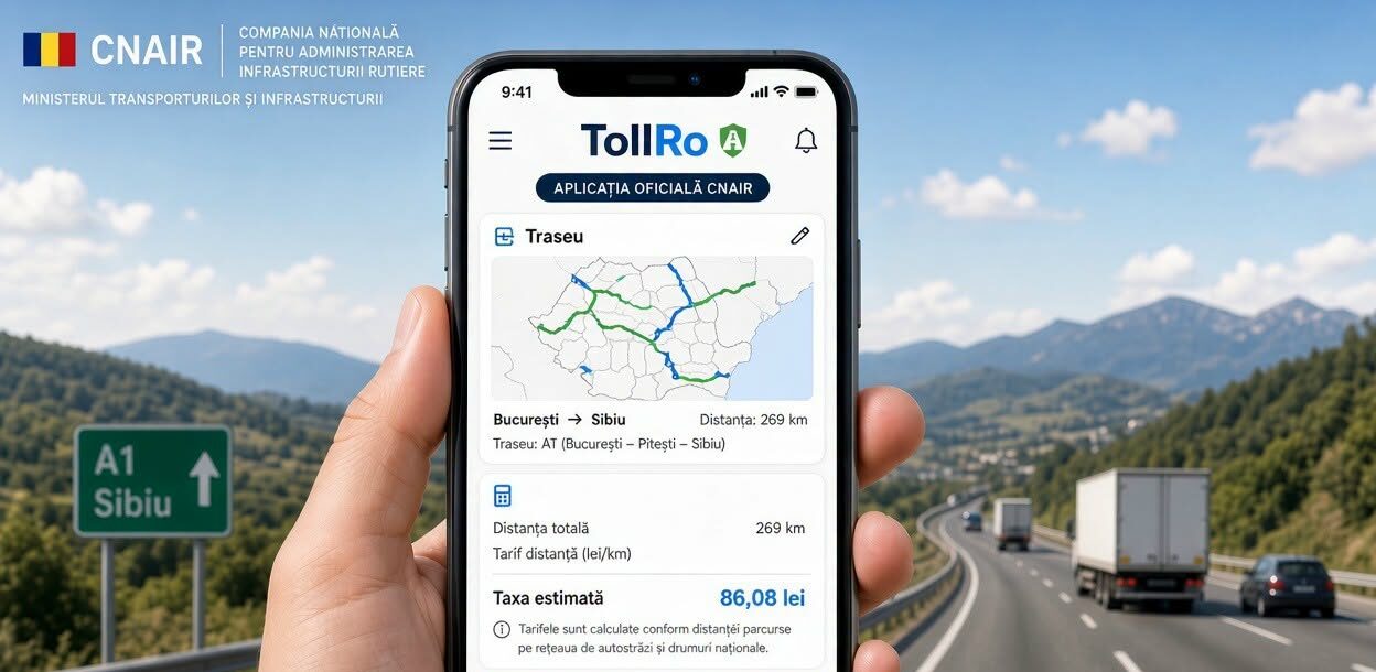 Probleme tehnice la lansarea platformei TollRo: CNAIR anunță măsuri pentru șoferi
