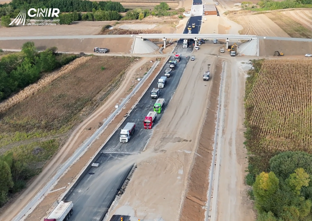 Lucrările pe lotul Chiribiș-Biharia al Autostrăzii A3 au ajuns la 78% execuție