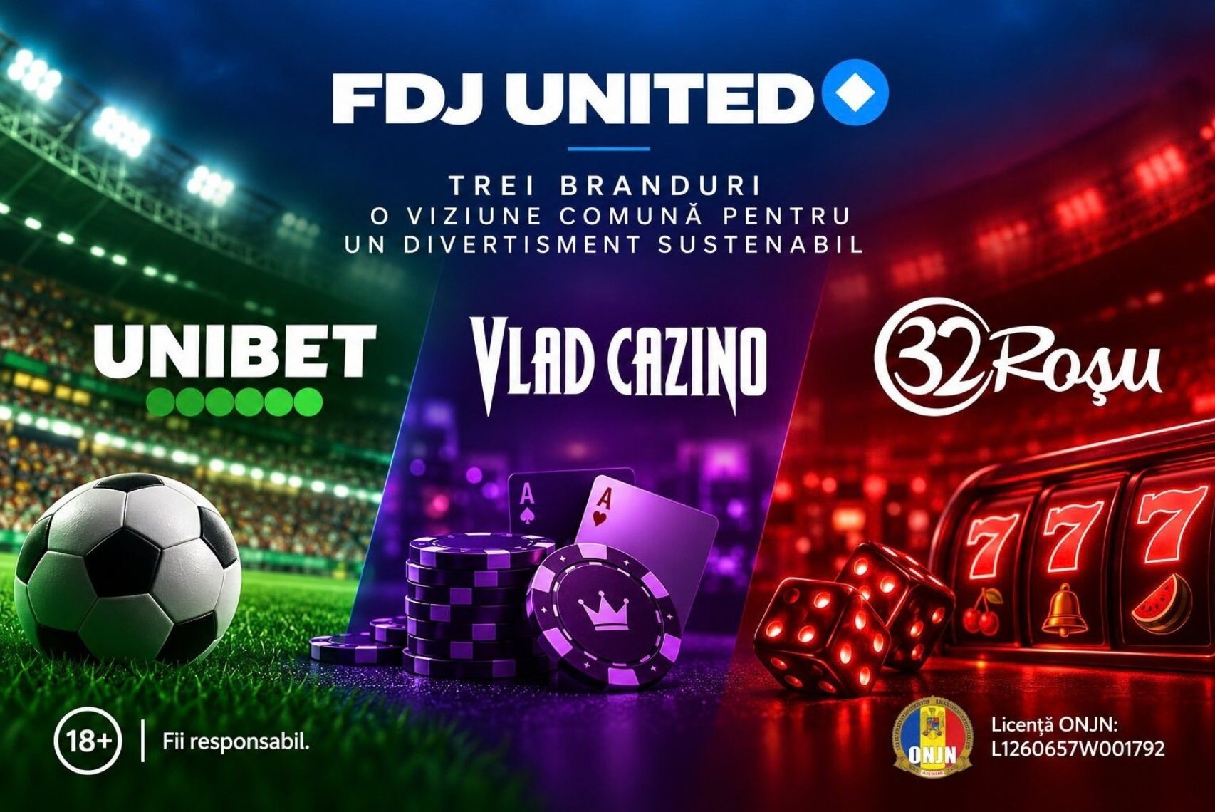 FDJ United își asigură prezența în România: a obținut licență ONJN pentru următorii 10 ani