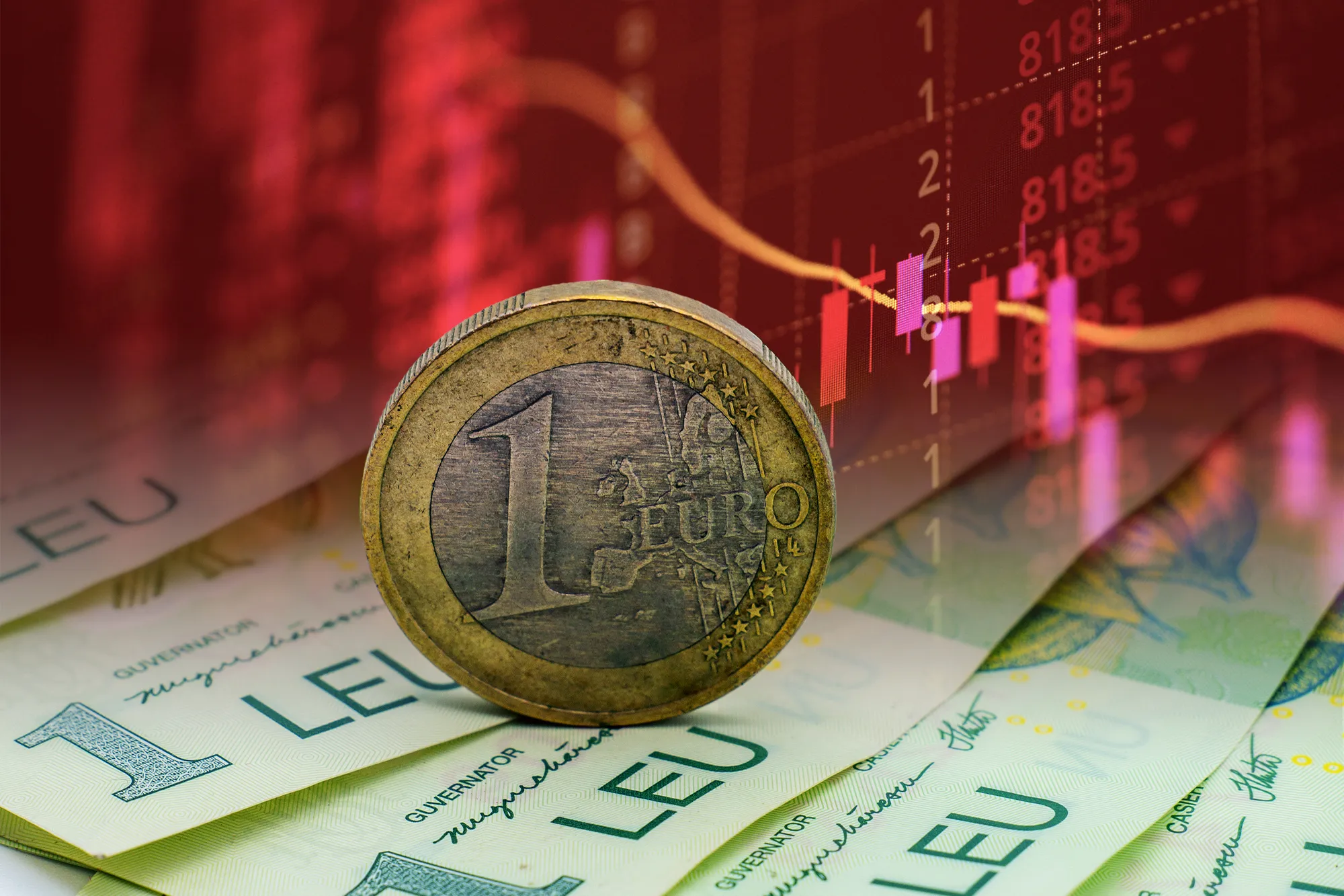 Leul a înregistrat o scădere bruscă pe piața valutară. Analiza ING Bank despre evoluția cursului EUR/RON