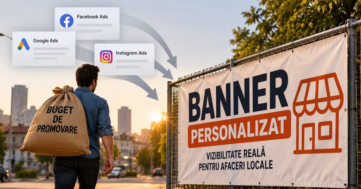 Micii antreprenori renunță la publicitatea online pentru reclame pe suporturi fizice
