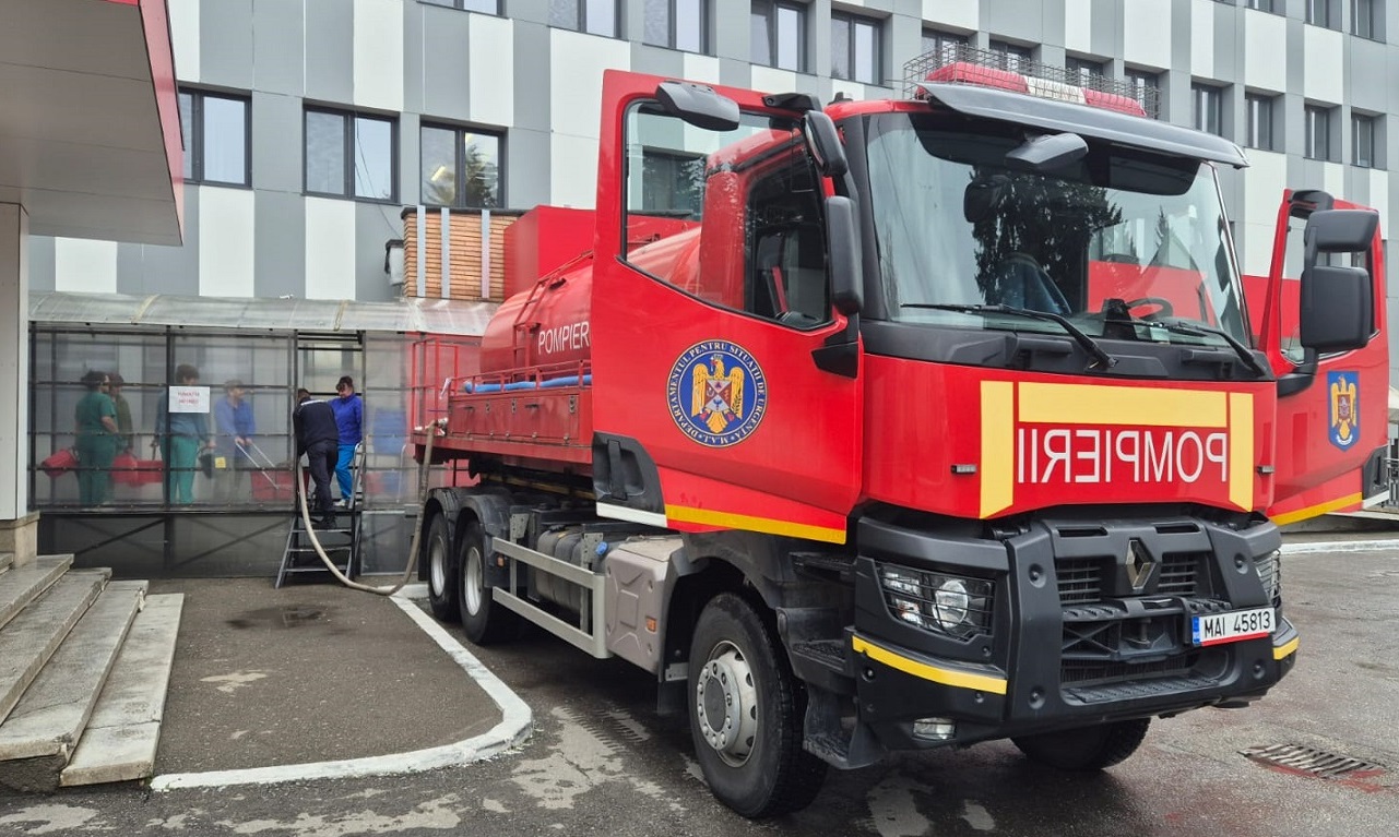 Tragedie la Spitalul de Pneumoftiziologie din Brașov: o persoană a fost găsită carbonizată în urma unui incendiu