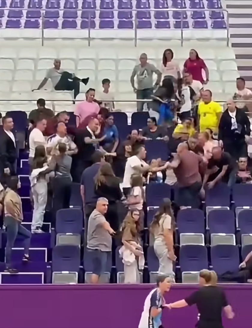 Violență în tribunele unei săli de sport din Timișoara: părinți s-au bătut la un meci de handbal de junioare