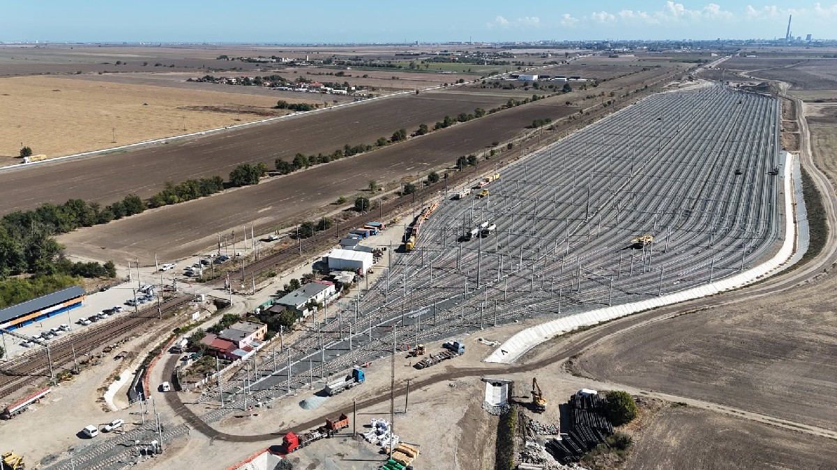 Modernizarea accesului în Portul Constanța: Lucrările la stația Valu lui Traian sunt aproape de finalizare